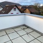 Erhöhung der Terrassenbegrenzung