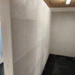 Duschenwand Gips beide sind gleich